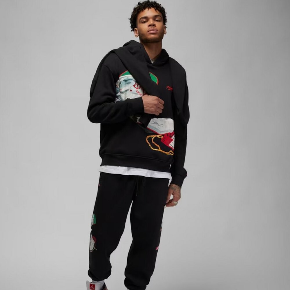 Jordan Flight Artist Series by Jacob Rochester Men's Hoodie